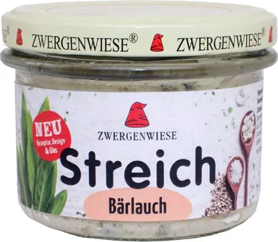 Zdjęcie produktu dla PASTA SŁONECZNIKOWA Z CZOSNKIEM NIEDŹWIEDZIM BEZGLUTENOWA180 g - ZWERGENWIESE