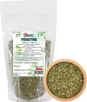 Obrázok produktu pre Žihľava – rezaná bylina 100 g