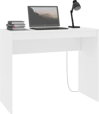 Produktbild von "Winterschlussverkauf "Schreibtisch/Büro-Möbel - CLORIS - Computertisch moderner - Weiß 90×40×72 cm Holzwerkstoff - NeuMöbel2769224