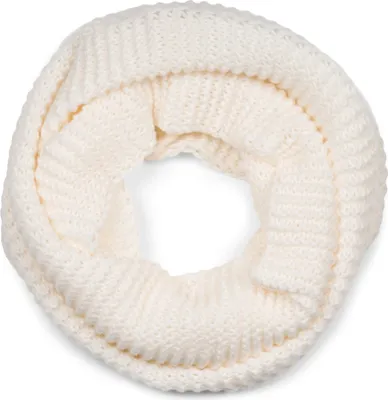 Produktbild von styleBREAKER Uni Strick Loop Schal Einfarbig mit Wellenmuster, warmer Winter Strickschal, Schlauchschal 01018169
