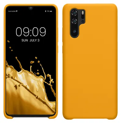 Produktbild von kwmobile Handyhülle für Huawei P30 Pro Hülle - Case Silikon - Kabelloses Laden - Schutzhülle Cover in Safran