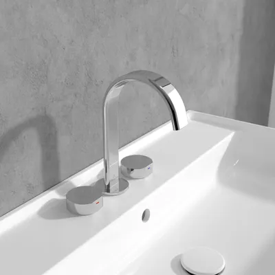 Obrázek produktu pro Villeroy & Boch Tříotvorová baterie řady Dawn 60 x 220 x 170 mm bez sifonu, chrom, 1 ks.