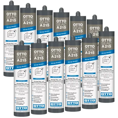 Produktbild von OTTOSEAL A215 Premium-Acryl-Dichtstoff C01 weiß mit Struktur (12 Stück)