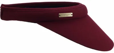 Seeberger Damen Visor mit großem Schild aus feiner Baumwolle in lila