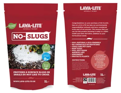 Produktbild von Jardinion Pflanzgranulat, Schneckenschutz 1 Liter Grau 100% natürliches Lavagranulat für Zimmerpflanzen und Outdoorpflanzen