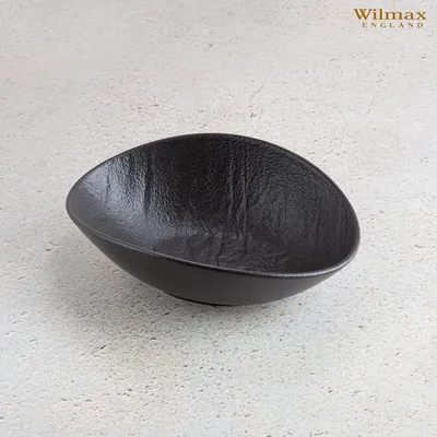 Produktbild von Wilmax Oval Bowl aus Porzellan, 30 x 19,5 x 7 cm, schwarz, WL-661121/A