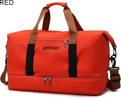 Produktbild von CarryQuest® - Reisetasche - wasserfest - 35L - Oxford - Rot
