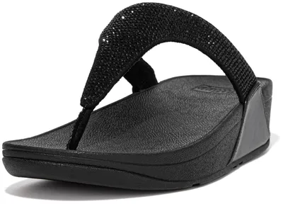 Produktbild von Fitflop Lulu Crystal Emb Sandalen Schwarz EU 39 Frau Schwarz EU 39