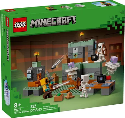 Produktbild von LEGO Minecraft Prfungskammern, Bausatz, 8 Jahr(e), Kunststoff, 322 Stck(e), 474 g