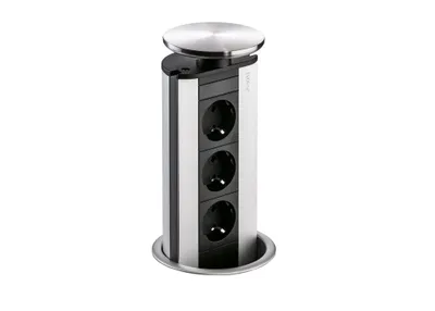 Produktbild von Evoline®Port 2 Edelstahl, Deckel Edelstahl Energiebox