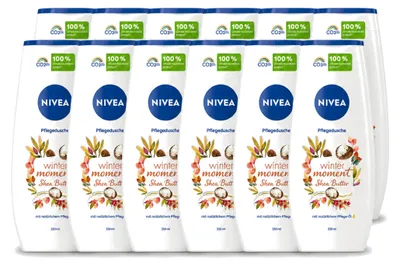 Obrázok produktu pre 12 kusov sprchového gélu NIVEA Winter Moment s bambuckým maslom - 250 ml - výhodný balík