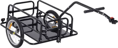 Produktbild von Vozík za kolo B71-020, přívěs za kolo, 40 kg nosnost, ruční vozík, skládací, 155 x 71,5 x 77 cm
