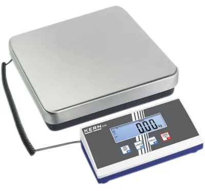Obrázok produktu pre Kern váha na balíky Váživosť (max.) 35 kg Čitateľnosť 10 g napájanie zo siete, batériové napájanie Strieborná (EOB 35K10)