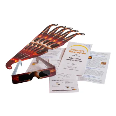 Produktbild von 5x Sonnenfinsternis-Brille inkl. Infobroschüre