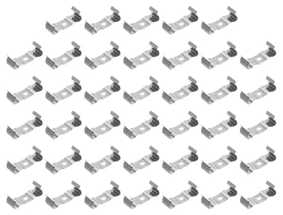 T8 Clips Halterung, 40 Stück LED Röhrenhalter, Manganstahl