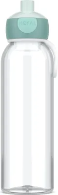 Produktbild von Mepal - Wasserflasche Pop-Up Campus - Auslaufsichere Trinkflasche für Schule & Unterwegs - Transparente Trinkbecher - Spülmaschinenfest - 500 ml - Cool mint
