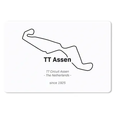 Produktbild von MuchoWow® Mauspad Mousepad TT Assen - Rundkurs - Niederlande 27x18 cm - Mousepads - Maus Mat - Pad - Mausunterlage - Büroartikel - Desk Matten