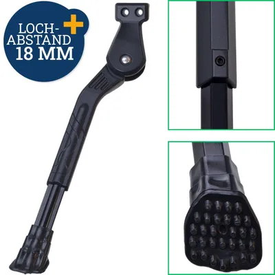 Productafbeelding van Achterdragerbeugel met een gatafstand van 18 mm, geschikt voor fietsen met een wielmaat van 22" tot 29"