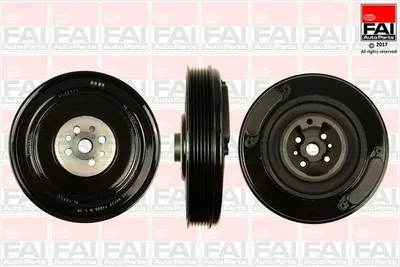 Produktbild von FAI AutoParts FVD1000 Riemenscheibe Kurbelwelle für VW Transporter IV Bus (70B, 70C, 7DB, 7DK, 70J, 70K, 7DC, 7DJ) 192mm 5-Rippen