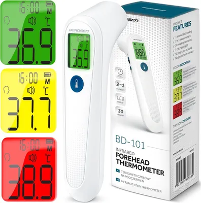 Produktbild von Berührungsloses Infrarot-Thermometer BD-101 Berdsen