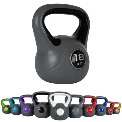 Obrázek produktu pro Kettlebell o hmotnosti 2–20 kg s instrukční plakátkou