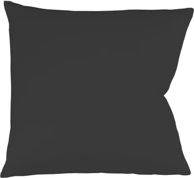 Produktbild von sleepling – Satin Kissenbezug, 100% seidig weiche Baumwolle, 80x80 cm, anthrazit