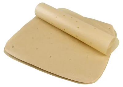 Pergamentpapier-Einlagen für Air Fryer, 100 Stück, 11"×11", braun