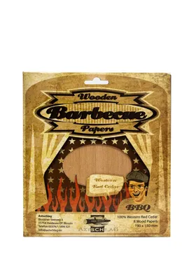 Zdjęcie produktu dla Axtschlag Cedar Wood Papers – papier do grillowania z drewna cedrowego
