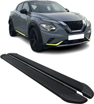 Image de 2019-2026 Nissan Juke II Marchepieds latéraux pédale Noir 2Pcs Aluminium