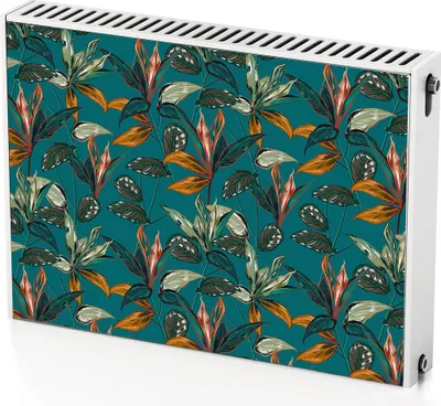 Produktbild von Pflanzenkunst – Magnetische Heizkörperabdeckung – 80x60 cm – Magnet Heizkörperabdeckung – 3D Würfel – Heizkörperverkleidung – Magnetische Wandverkleidung – Wetterfest