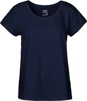 Produktbild von Neutral O81003 | Damen Loose Fit T-Shirt / Single Jersey Strick - Farbe: Navy - Größe: S