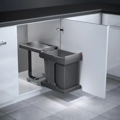 Produktbild von Abfallsammler 3635001 Solo 20 Slate-grey 300 mm