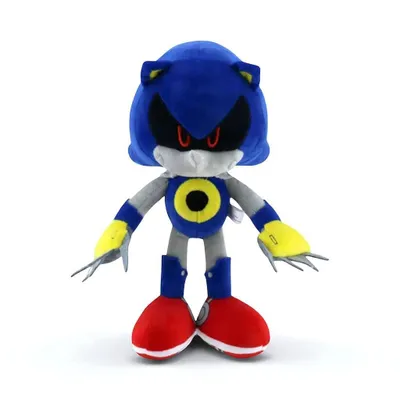 Produktbild von Metal Sonic Plüschtier 30 cm – Kuschelfigur Sonic, Tails, Knuckles, Shadow & Amy – Geschenk für Kinder & Fans