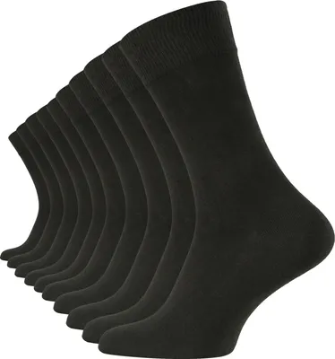Produktbild von Cotton Prime® 10 Paar Business Socken 43-46 schwarz