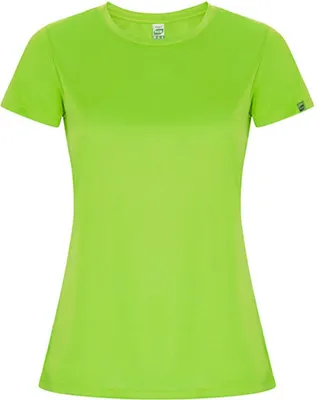Produktbild von Roly Eco CA0428 | WomenŽs Imola T-Shirt Damen T-Shirt - Farbe: Fluor Green 222 - Größe: M
