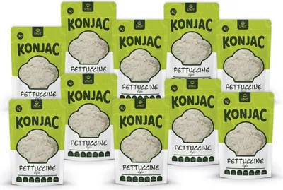 Obrázek produktu pro USUI konjakové fettuccine v nálevu 8 + 2 | nízkokalorické těstoviny | 10 x 270 g