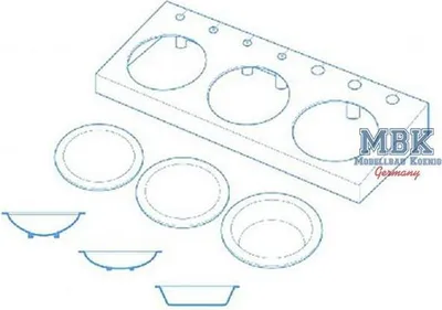 Immagine prodotto di TRUMPETER TRU09960 Tavolozza con supporto