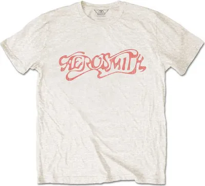Obrázek produktu pro Aerosmith Classic Logo Natural M Tričko
