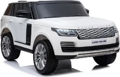 Produktbild von Kinderfahrzeug - Elektro Auto "Land Rover Range Rover" - lizenziert - 2x 12V7AH, 4 Motoren- 2,4Ghz Fernsteuerung, MP3, Ledersitz+EVA-Weiss