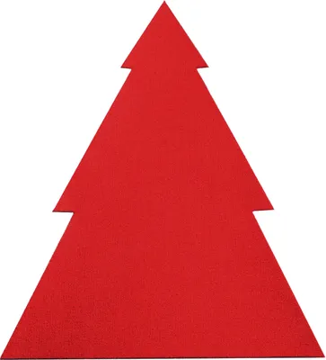 Produktbild von Deko-Tannenbaum - REVExpo - Rot - 47,5 cm x 40 cm