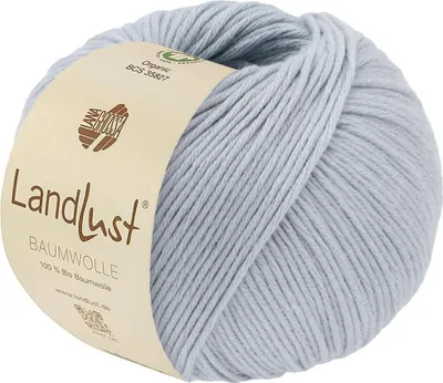 Produktbild von Lana Grossa - Landlust Baumwolle GOTS 0027 eisblau