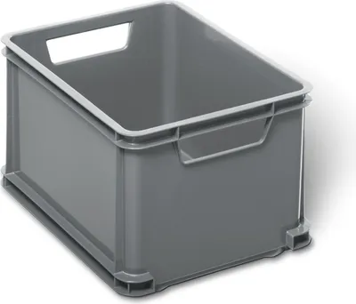 Image de Curver Unibox Classic Eco Stapelkiste, klein, Grau