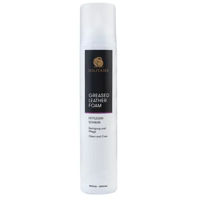 Produktbild von Solitaire Fettleder Schaum Reinigung und Pflege 200 ml