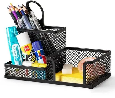 Obrázok produktu pre Kovový organizér na stôl – 7,87 x 3,94 x 3,85 palca