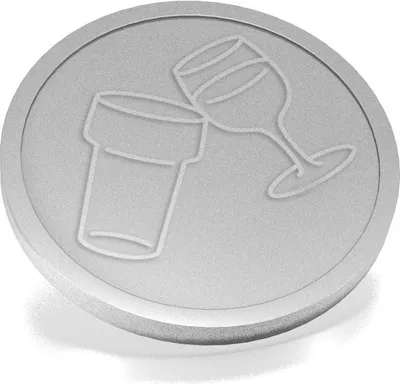 Immagine prodotto di Gettoni per birra e vino CombiCraft Argento - Ø29mm - 250 pezzi