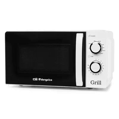 Produktbild von Orbegozo MIG 2130, Arbeitsplatte, Grill-Mikrowelle, 20 l, 700 W, Drehregler, Weiß