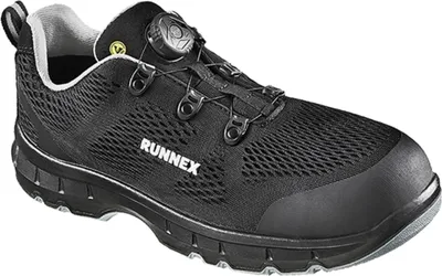 Produktbild von Runnex RUNNEX Sicherheitshalbschuh atop FlexStar 5190 S1PS ESD Gr. 45 schwarz/grau