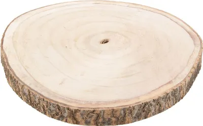 Produktbild von Paulownia-Holzscheibe in vielen Größen zur Auswahl, Größe:ca. 40x40 cm