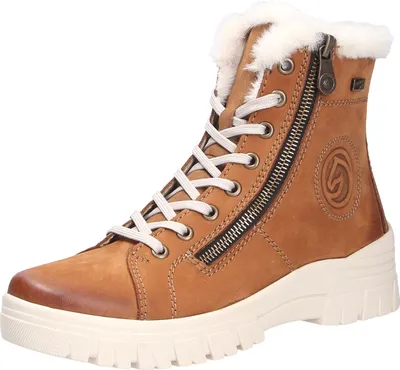 Image de Remonte Femmes Bottes à lacets Marron Loisirs, Taille:39 EU