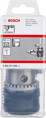 Zdjęcie produktu dla Uchwyt wiertarski z wieńcem zębatym do 16 mm 3 16 mm, 5/8 - 16